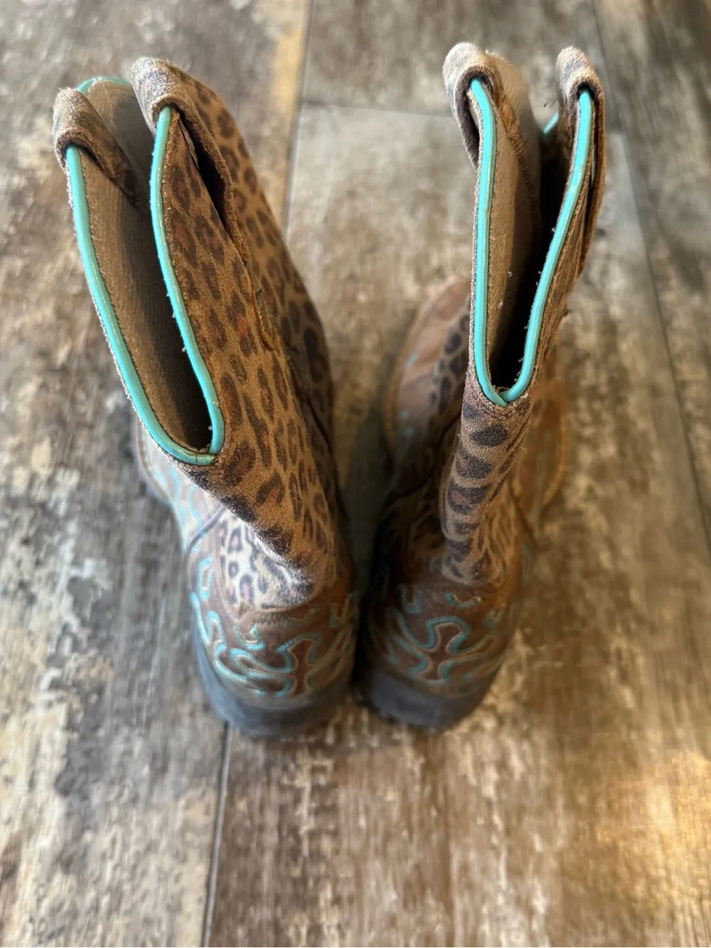 Ariat Leather Cheetah Print size 12